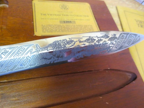 Vintage Gerber Mark II MK 2 Vietnam Tribute Army Knife, with Case & Paperwork - Picture 13 of 16