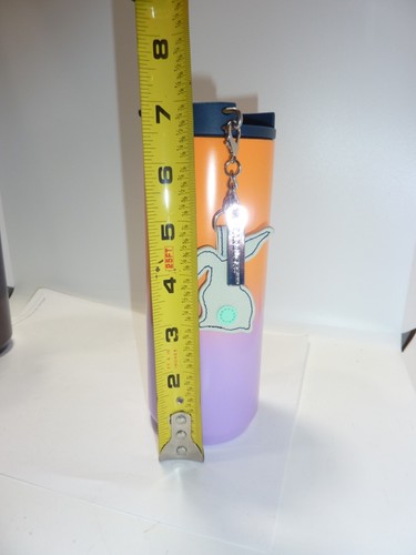Starbucks 2020 Vacuum Insulated Tumbler 12oz ORANGE /PURPLE with Keychain NEW - Picture 4 of 6