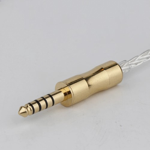 Cable para auriculares de audio HIFI cristal único cobre doble cable macho equilibrado de 4,4 mm - Imagen 4 de 6