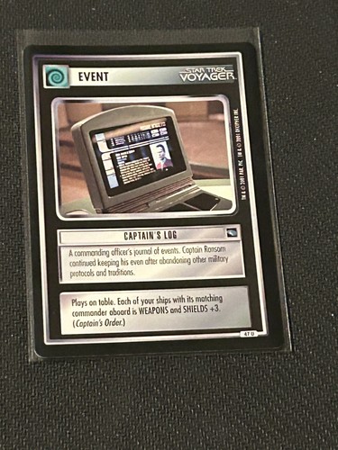 Star Trek CCG Voyager Captain's Log - Bild 1 von 2