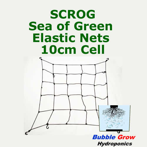 SCROG 100CM SEA OF GREEN PLANT SUPPORT 10CM CELL FOR GROW TENT ELASTIC NET - Bild 1 von 1