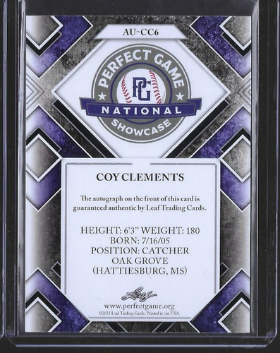 2023 Leaf Perfect Game RC XRC Auto Base /50 U-Pick Auction Many 2 Choose From - Picture 73 of 411