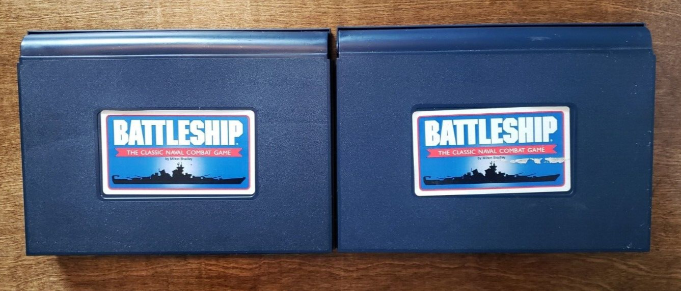 VTG 90s Battleship Board Game Milton Bradley W/ Game Pieces & Manual Only-No Box