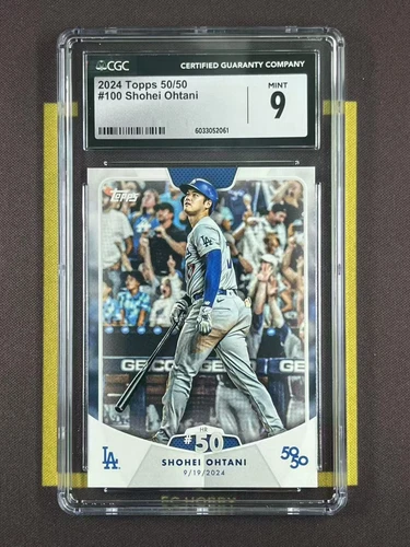 2024 Topps Chrome 50/50 Base #100 Shohei Ohtani CGC9 6033052061 FCZZH