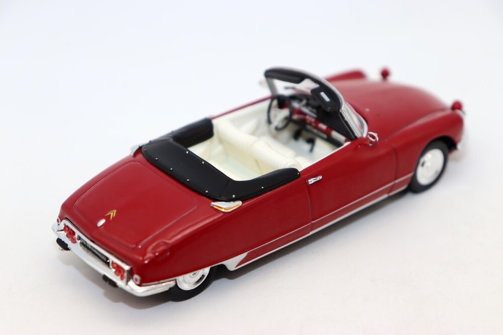 NOREV Ancien 1/43 - Citroën DS 19 Cabriolet Rouge - France 1961 - Miniature Collection