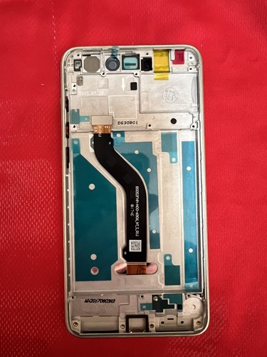 LCD DISPLAY PER HUAWEI P8 LITE 2017 PRA-LA1 LX1 LX3 TOUCH SCREEN VETRO ORO FRAME - Foto 2 di 2