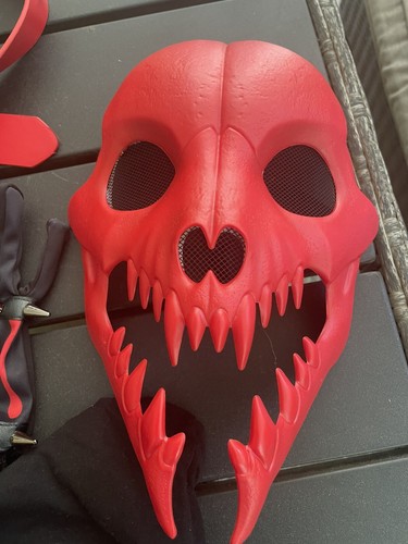 Fortnite Deimos Kostüm Jugend Jungen Größe XL 14-16 komplett - Bild 3 von 8