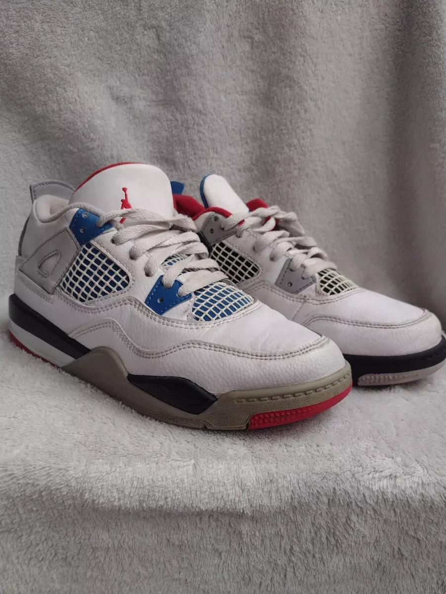 White blue top jordan 4