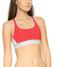 CALVIN KLEIN FLEX MOTION MEDIUM IMPACT RACERBACK SPORT BRA SIZE L