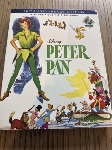 Peter Pan - (70th Anniversary Blu-ray DVD) DMC Exclusive w/ slipcover