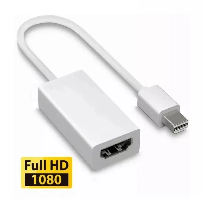 Mini Display Port DP Thunderbolt to HDMI Adapter Cable For Laptop Desktop PC - Image 3 of 3