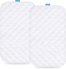 Bassinet Mattress Pad Cover 2 Pack for Baby Delight Beside Me Dreamer Bassinet