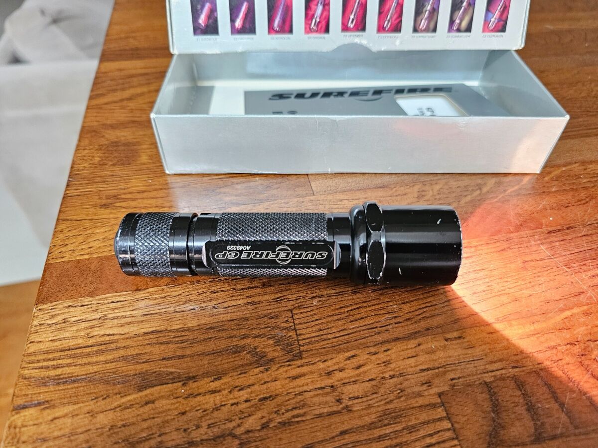 Vintage Surefire 6P Tactical Flashlight AUTHENTIC A049329 | eBay Vintage Surefire 6P Tactical Flashlight AUTHENTIC A049329 | eBay