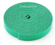 Wrap Hook  Loop Cable Tie 15 ft./Roll Green, CT-515GR