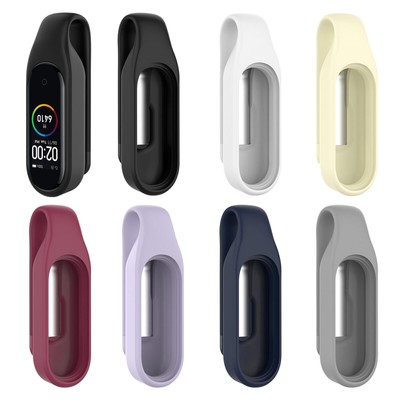Silicone Protective Cover Holder Clip for Huami Amazfit Band 5/Mi Band 6 NFC
