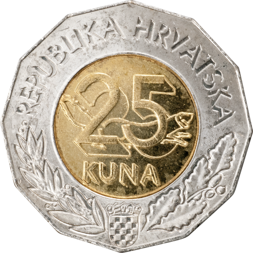 Croazia 25 Kune 1997. Moneta Bi Metallizzata Congresso Esperanto! - Foto 2 di 2