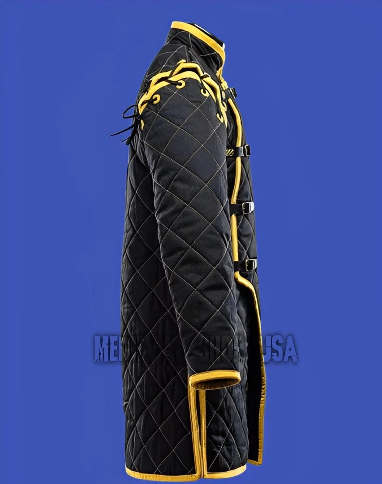 Medieval Gambeson ,Thick Padded Gambeson,  buhurt costume / handmade sca gambson - Image 2 of 4