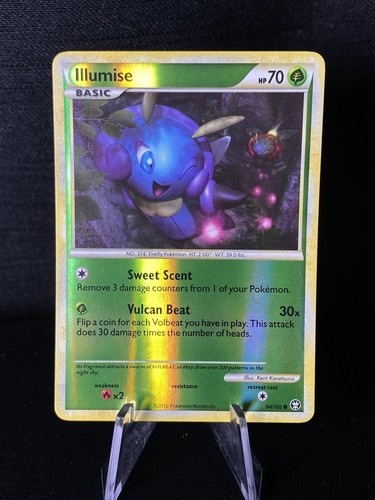 Illumise 64/102 -[NM]- Reverse Holo - HGSS Triumphant Pokemon TCG - Afbeelding 1 van 9