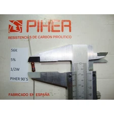 VINTAGE PIHER RESISTOR. 1/2W 56K 5% *1 PC* NOS 1990 ́S+ RC519