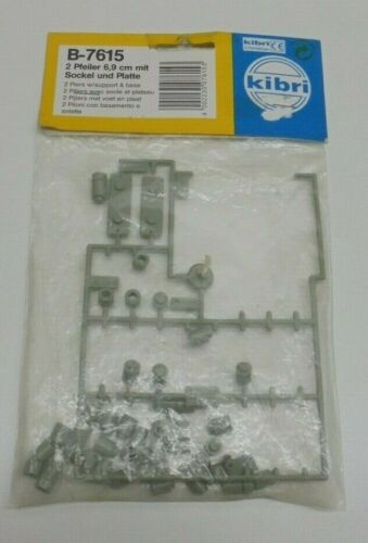 Kibri B-7615, 2 Pillar 6,9 CM With Socket And Plate for N Gauge Boxed - Picture 1 of 2