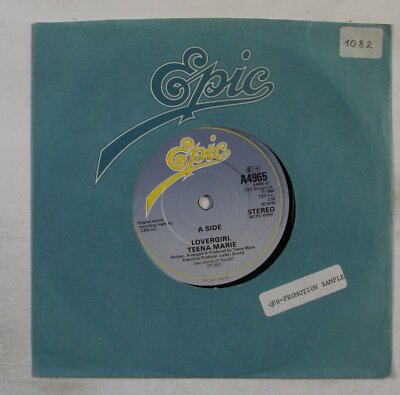 Teena Marie Lovergirl UK 7inch Vinyl Single 1984 Disco QFH Sample