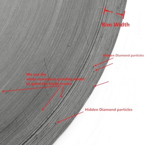 Sierras lapidarias de diamante de 6" pulgadas hoja de corte sinterizado losa herramientas de joyería para piedra - Imagen 6 de 13