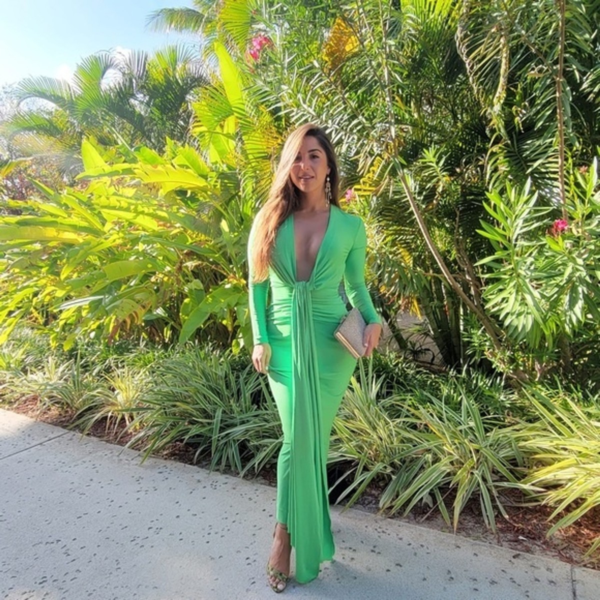 Solace London Women's Green Lorena Midi Dress | eBay