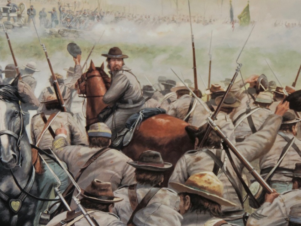 Dale Gallon - Confederate Glory - Civil War Print - Mint Condition ...