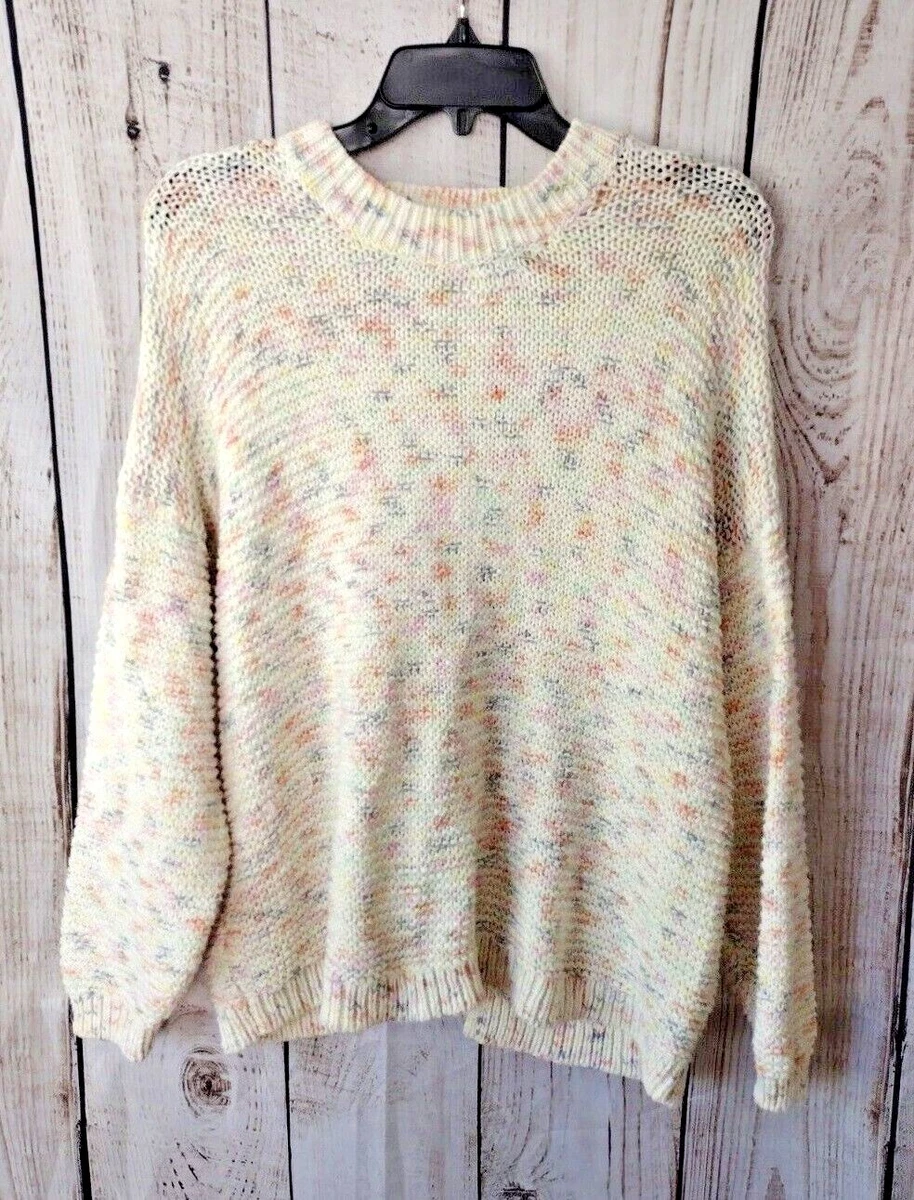 Rainbow shop speckled sweater
