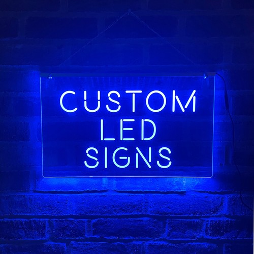 Custom LED Neon Look Sign Personalised Light Up Illuminated Bar Man Cave Sign - Picture 9 of 10