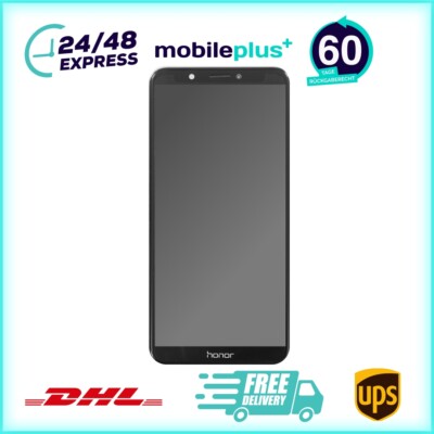 Original Display für Huawei Honor 7C Schwarz LCD + Rahmen + Akku 02351USW
