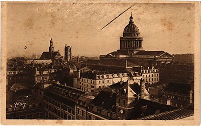 CPA Paris 5e-Vue d'ensemble sur le Panthéon (323606)