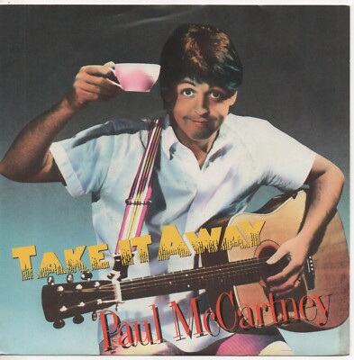 PAUL McCARTNEY take it away*i'll give you a ring 1982 UK PARLOPHONE 7'' PS 45