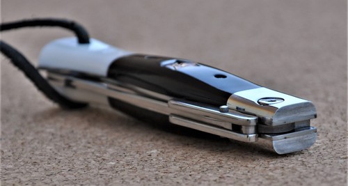 Nazarov Knives Rusia cuchillo plegable exterior 95H18 Finka NKVD hecho a mano HRC 58 - Imagen 11 de 12