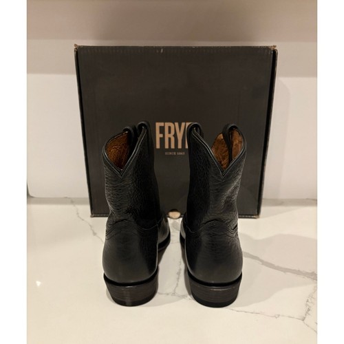 Stivaletti western Frye Billy, pelle nera da donna taglia 5,5 - Foto 4 di 5