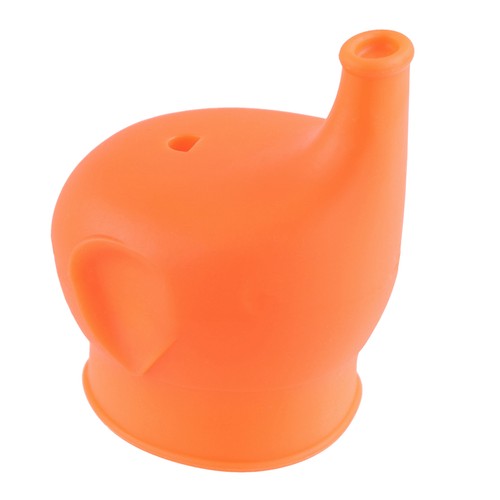 Acorn Baby Silicone Sippy Cup Lids - 1pc Orange Spill Resistant Sippy Cup Cover - Bild 1 von 8