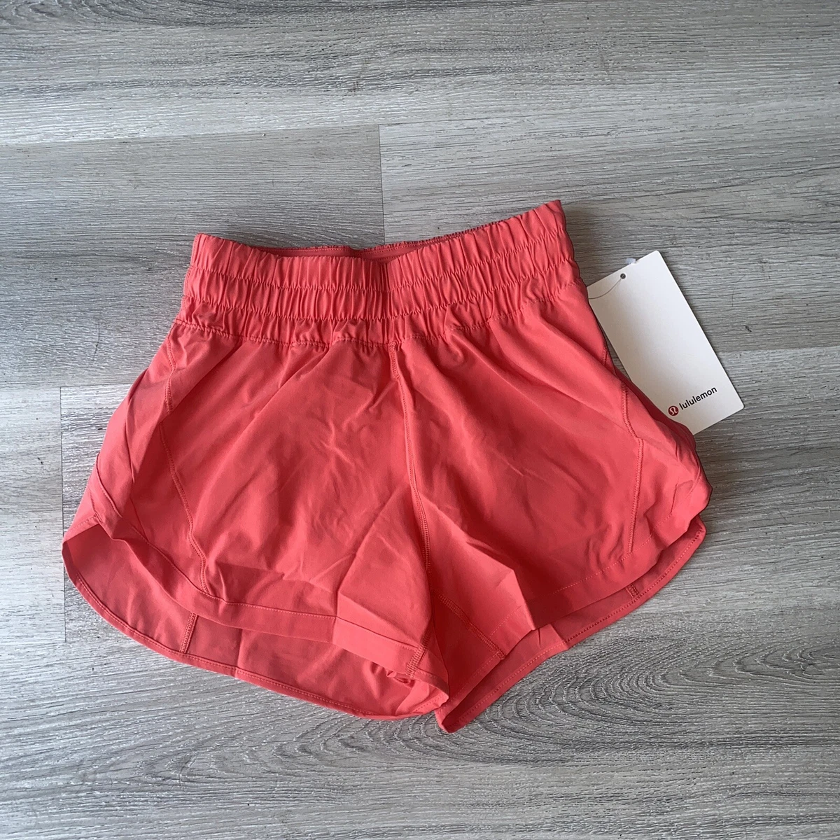 Lululemon Track That High Rise Shorts 3 Inseam Women's Sz 4 Pale