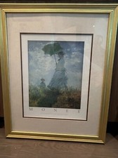 Claude Monet Woman with a Parasol Madame Monet and Her Son Framed Impressionist