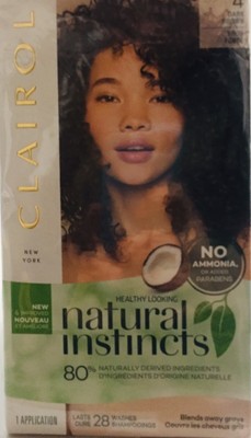 3 Pack Clairol Natural Instincts Nutmeg Dark Brown 4 Hair Color Ebay