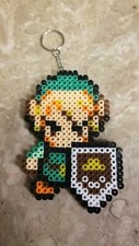 Link character, from Zelda video game, Perler Beads