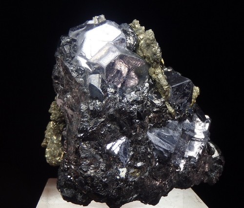 GALENA & SPHALERITE & PYRITE lustrous crystals ! ROMANIA Maramures HERJA /pl083 - Picture 3 of 17