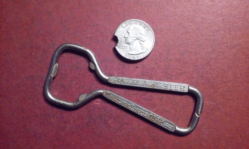 Vintage Muehlebach Beer Advertising Wire Bottle Opener 3.5" Inches FREE SHIPPING - Picture 3 of 3