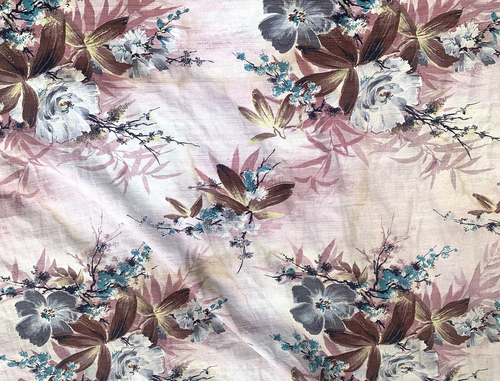 1 tapicería tela corteza tela floral cortina años 40 73 por 87" - Imagen 1 de 19