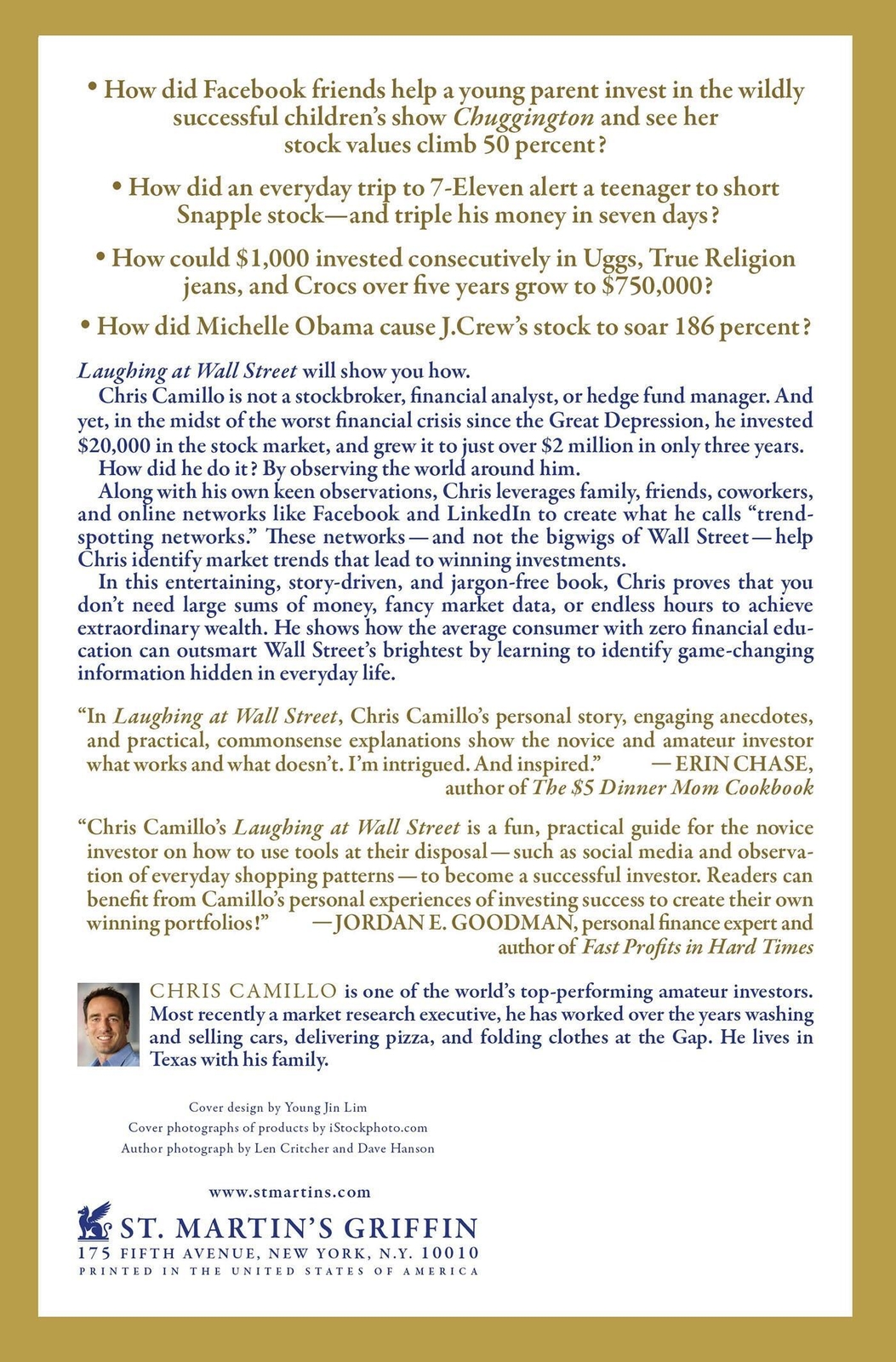 Thumbnail - Chris Camillo | Laughing At Wall Street | Taschenbuch | Englisch