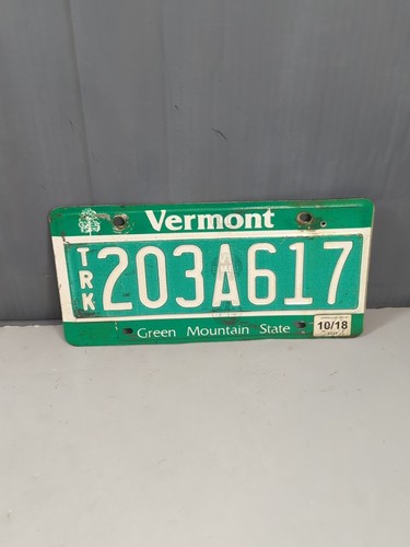 License Plate Vermont Green Mountain State Maple Tree #203A617 Expired - Picture 2 of 7