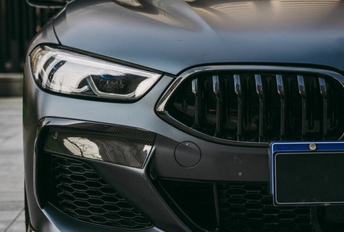 For BMW 8 Series G14 2020-2022 ABS Black Front Upper Bumper Mesh Grill Grille 1X - Bild 9 von 11