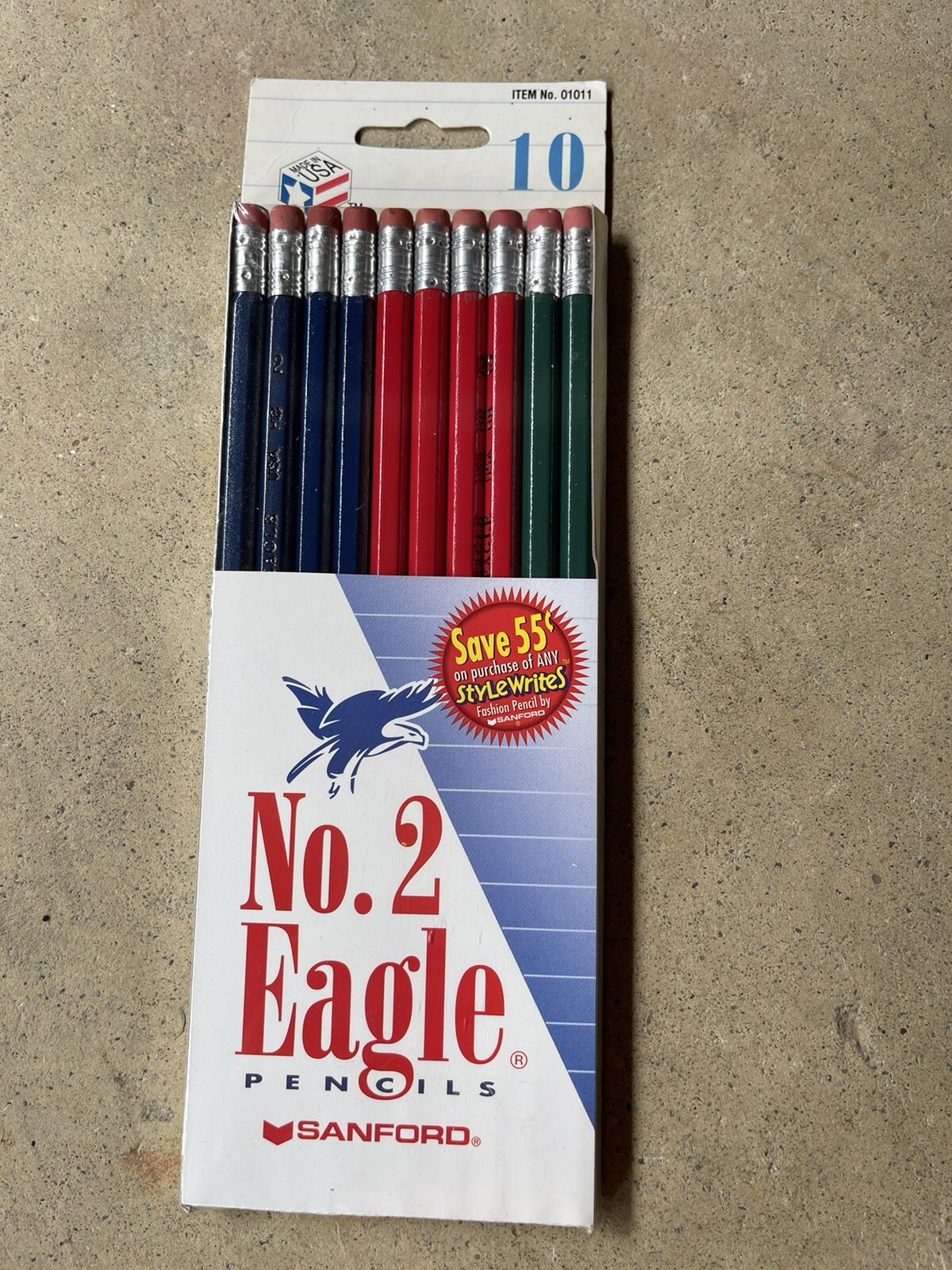 S - Made In Usa -vintage 1998- Multicolor- 10 Pack