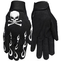 Skull & Crossbones - Large Mechanic's Gloves Skull & Crossbones - Large Mechanic's Gloves