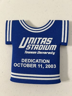 Unitas Stadium Towson University Stadium Dedication Beer Cozy 