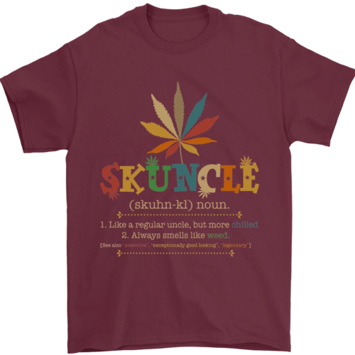Skuncle Onkel Das Smokes Gras Lustig Drogen Herren 100% Baumwolle - Picture 23 of 106